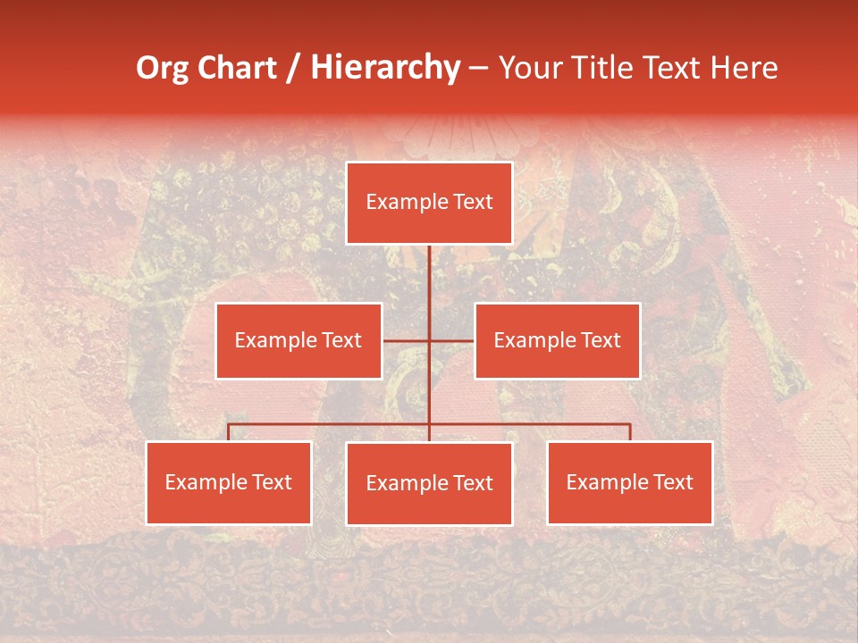 India Illustration Texture PowerPoint Template