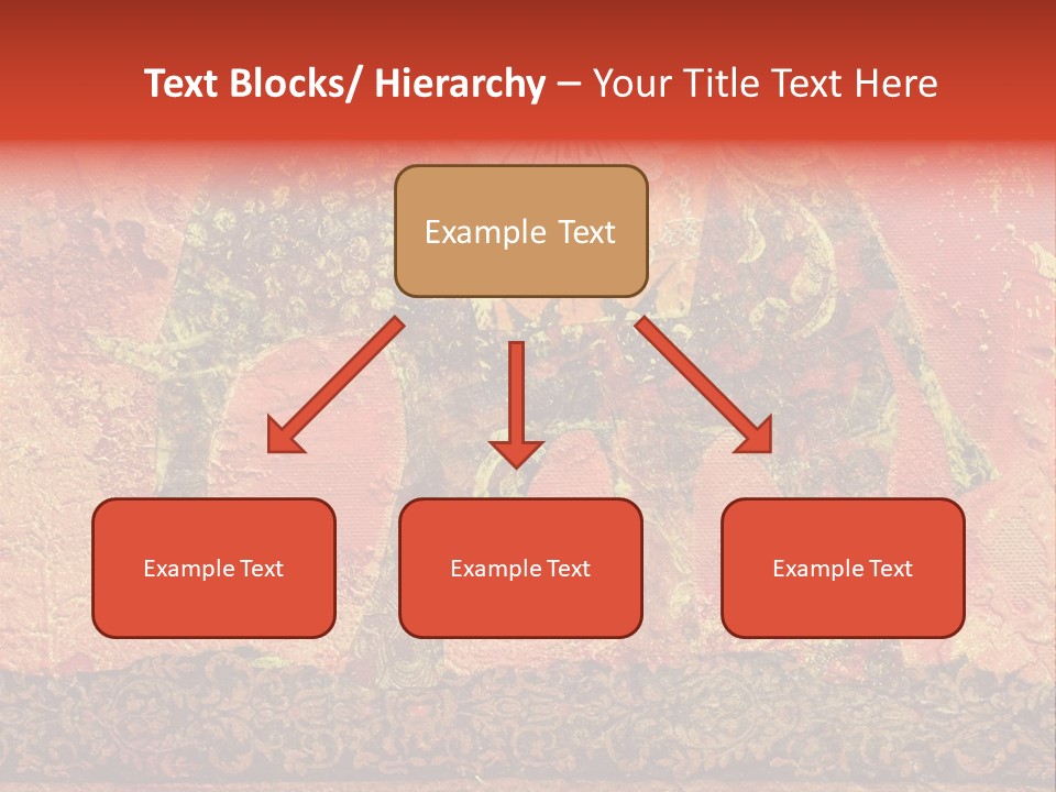India Illustration Texture PowerPoint Template