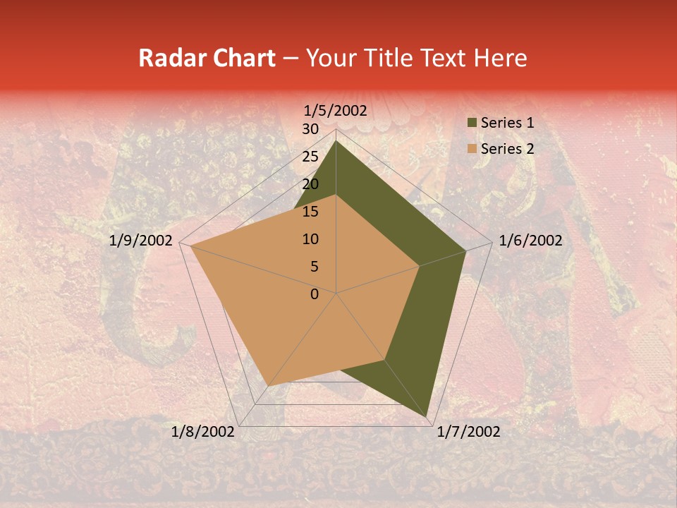 India Illustration Texture PowerPoint Template