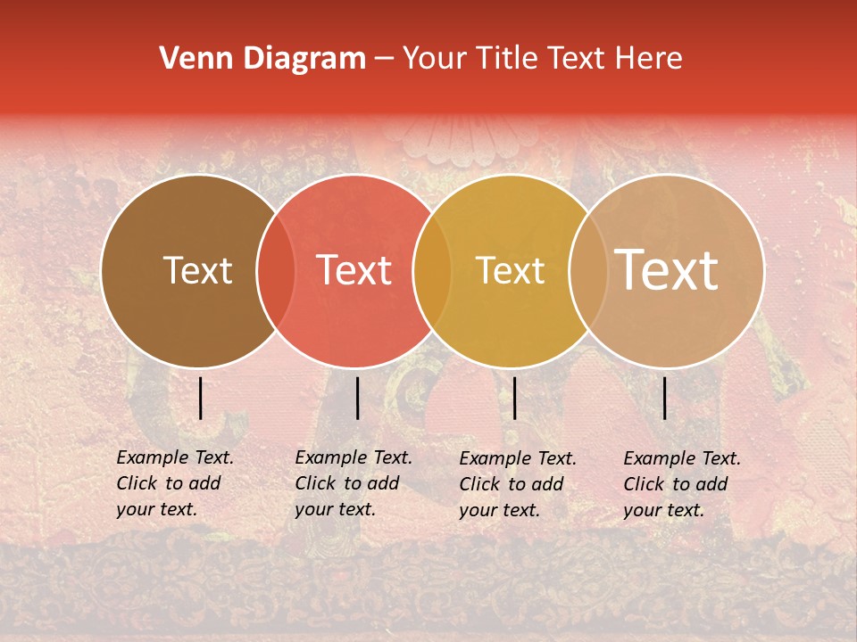 India Illustration Texture PowerPoint Template