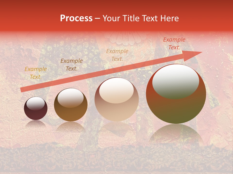 India Illustration Texture PowerPoint Template