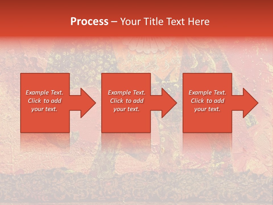 India Illustration Texture PowerPoint Template