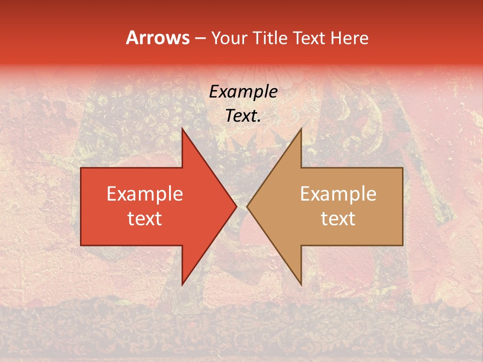 India Illustration Texture PowerPoint Template