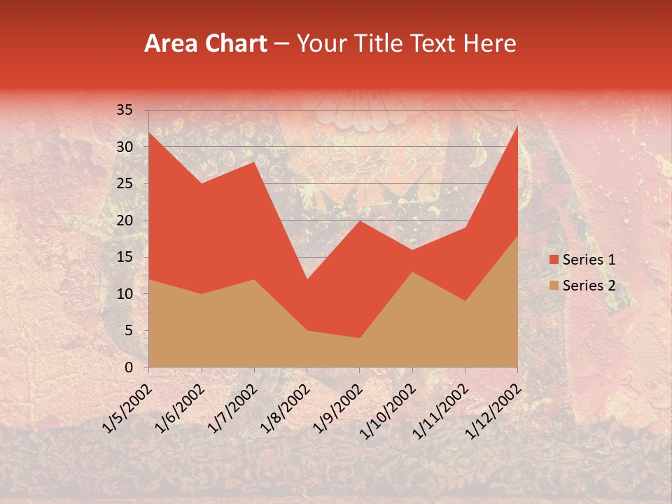 India Illustration Texture PowerPoint Template