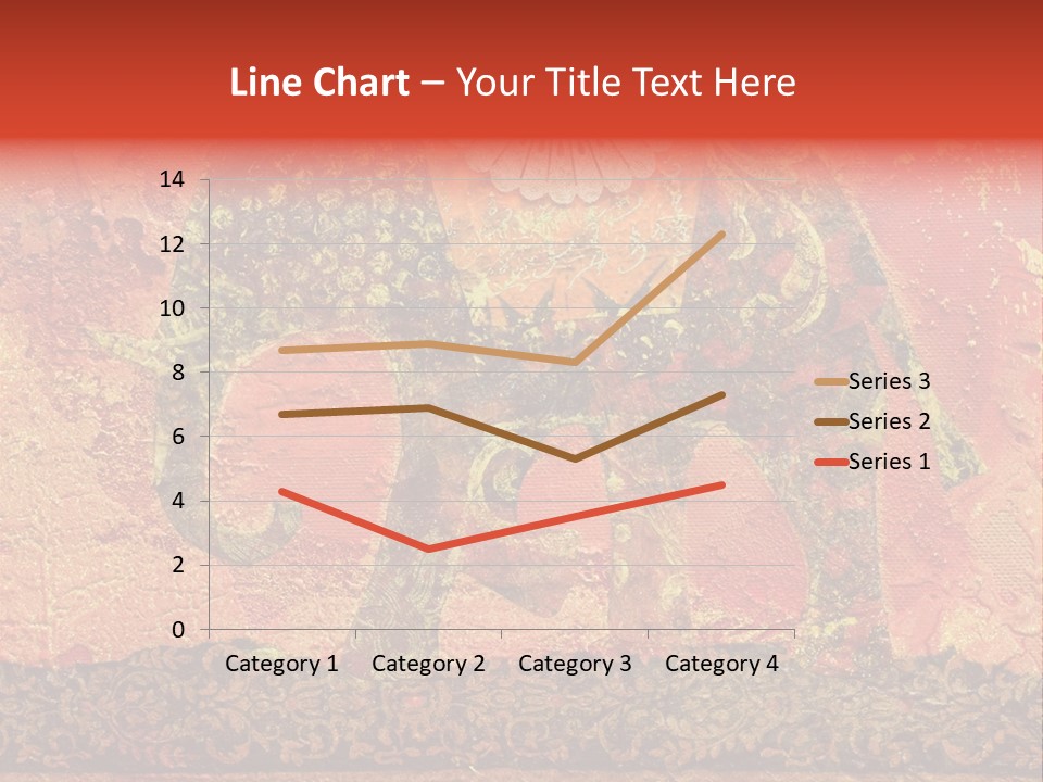 India Illustration Texture PowerPoint Template