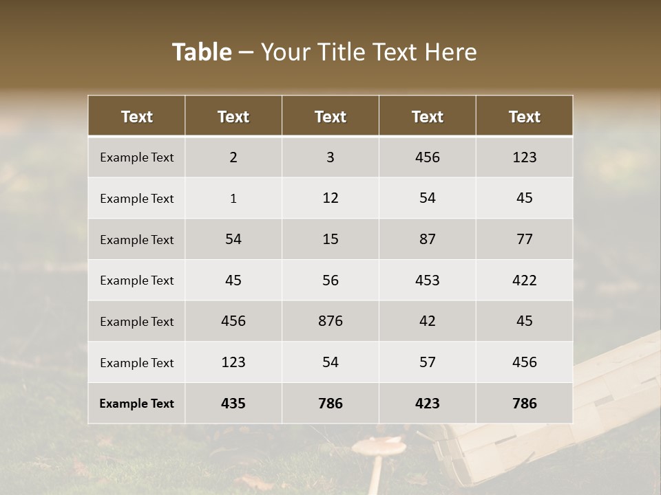 Gathering Excursion Food PowerPoint Template