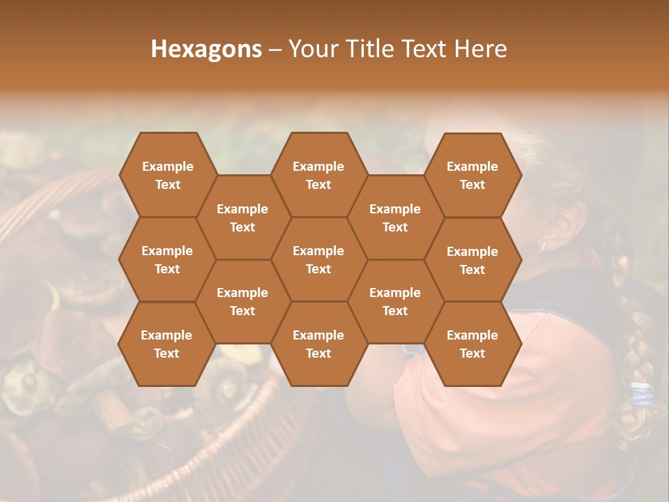 Girl Find Look PowerPoint Template