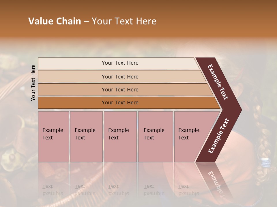 Girl Find Look PowerPoint Template