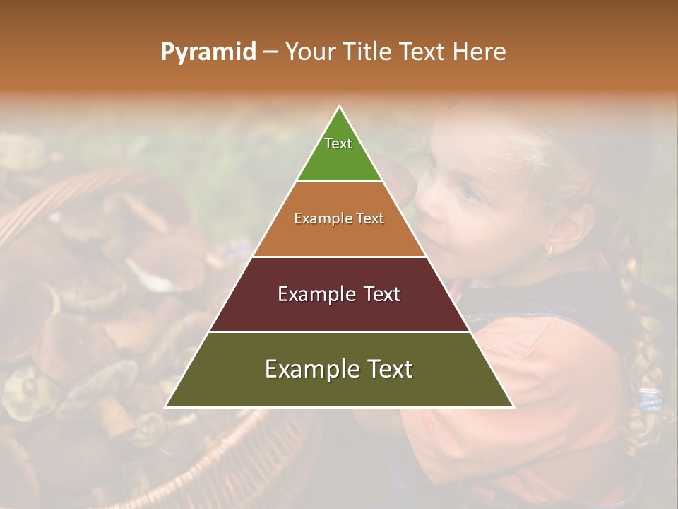 Girl Find Look PowerPoint Template