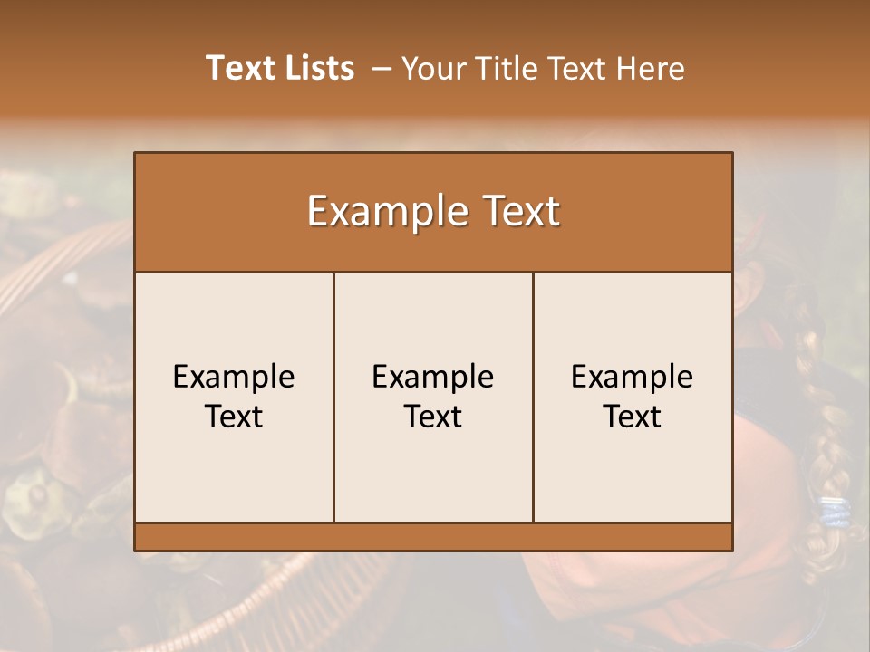 Girl Find Look PowerPoint Template