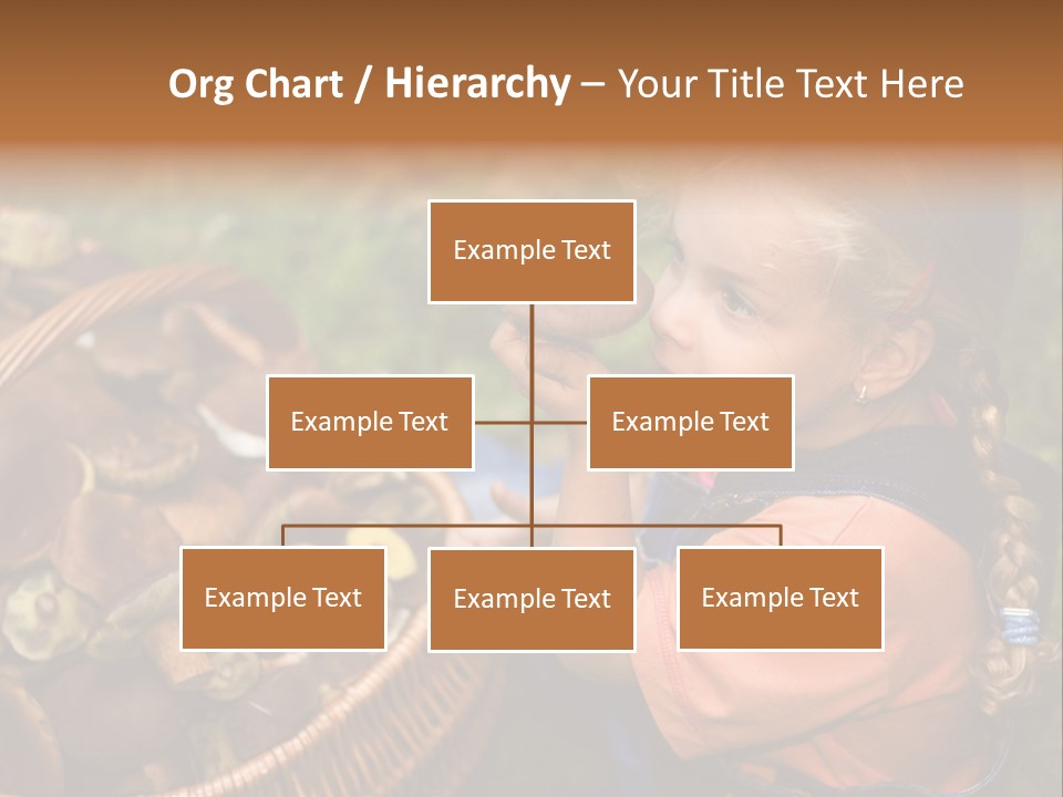 Girl Find Look PowerPoint Template