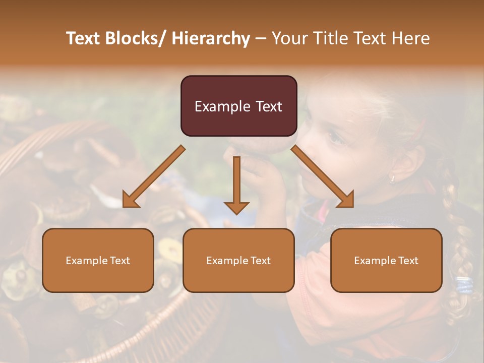 Girl Find Look PowerPoint Template