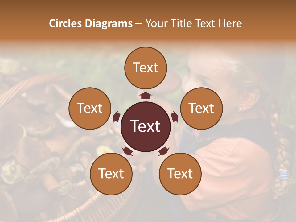 Girl Find Look PowerPoint Template