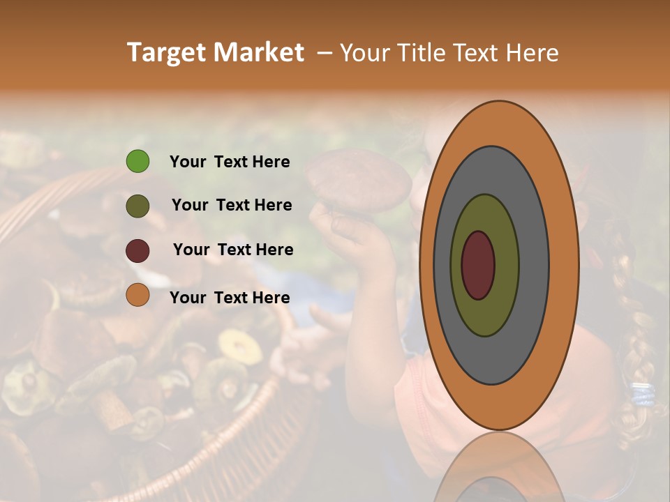 Girl Find Look PowerPoint Template