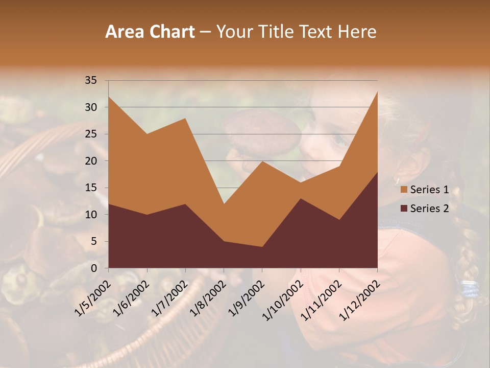 Girl Find Look PowerPoint Template