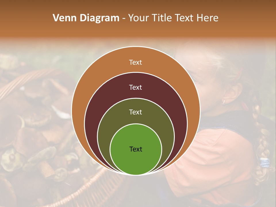 Girl Find Look PowerPoint Template