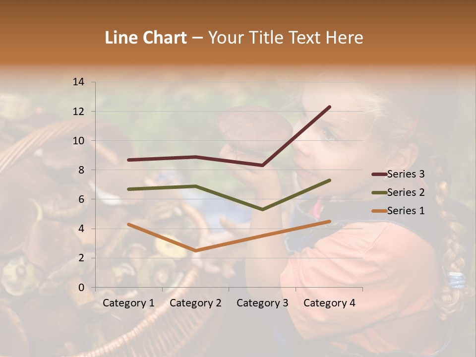 Girl Find Look PowerPoint Template