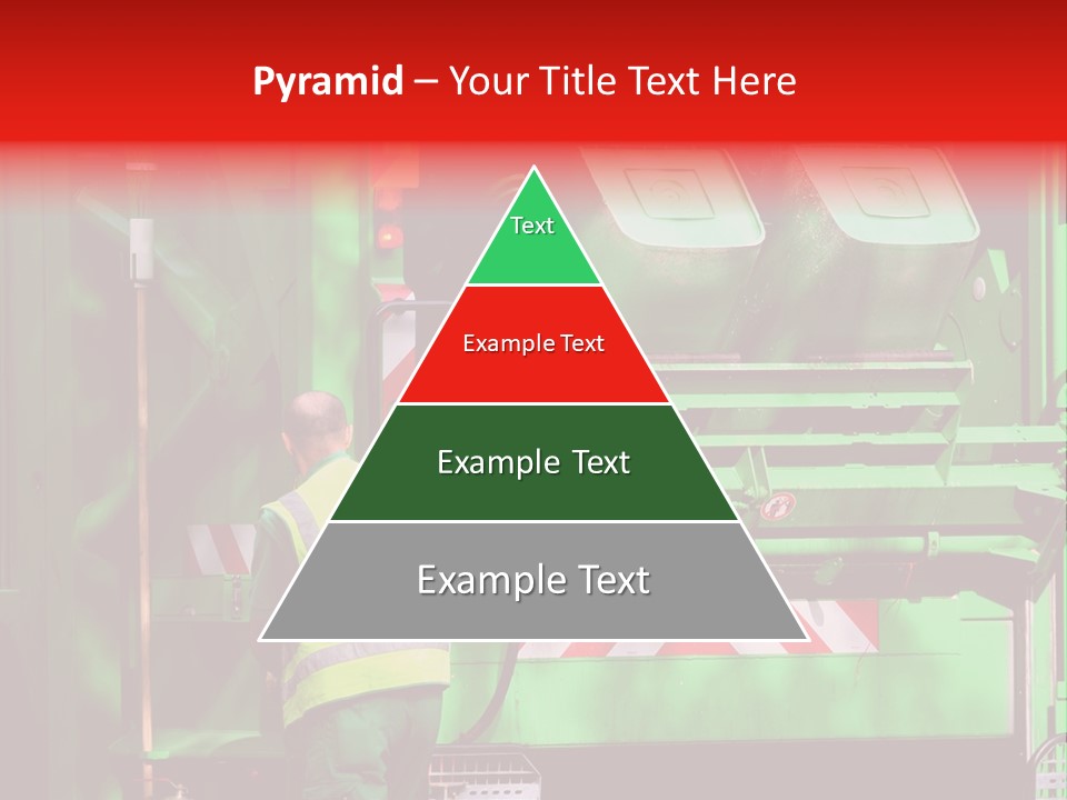 Housewife Man Truck PowerPoint Template