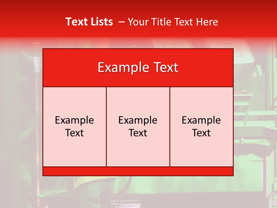 Housewife Man Truck PowerPoint Template