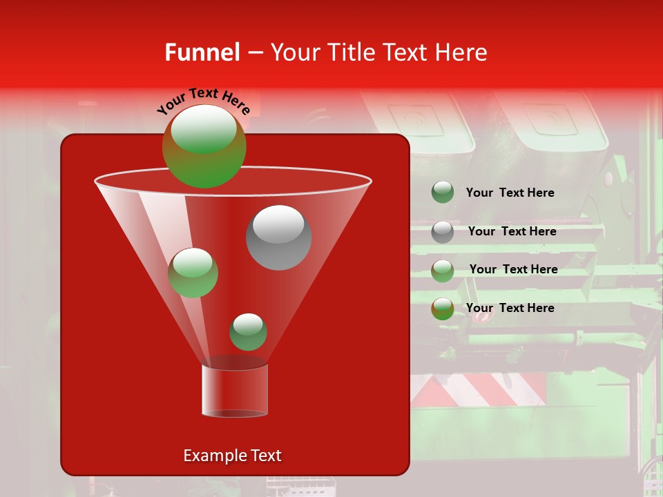 Housewife Man Truck PowerPoint Template