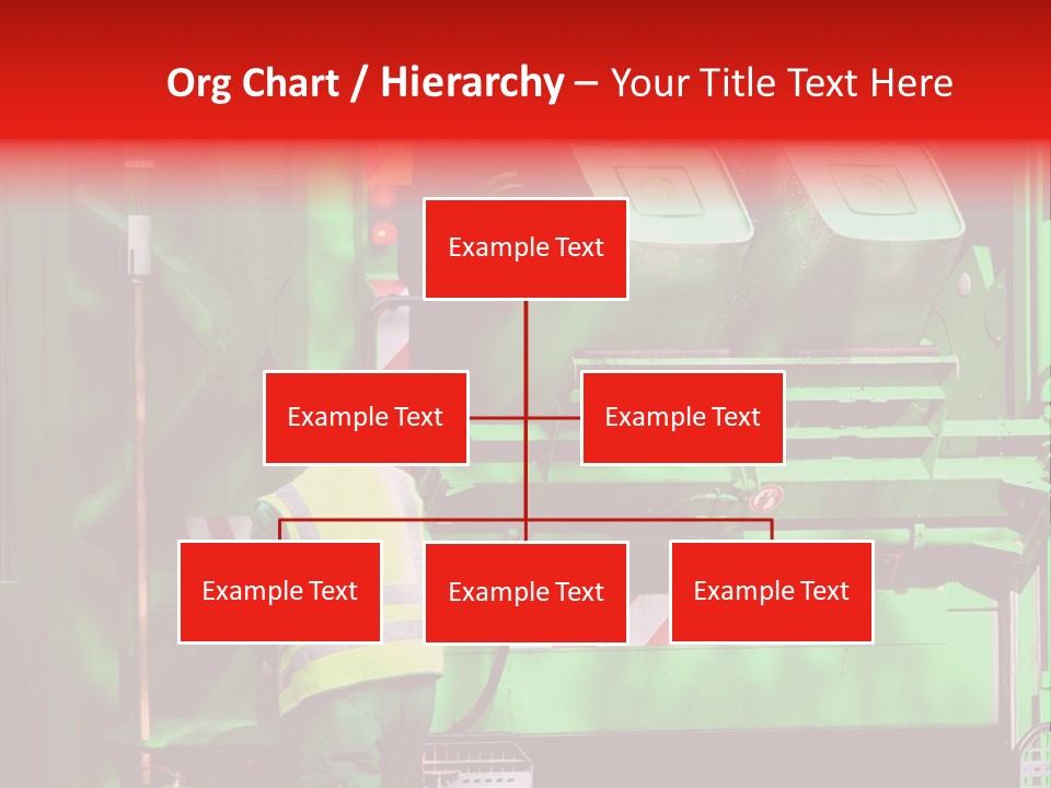 Housewife Man Truck PowerPoint Template