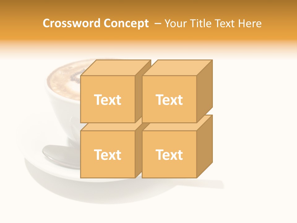 Stained Dinner Coffee PowerPoint Template