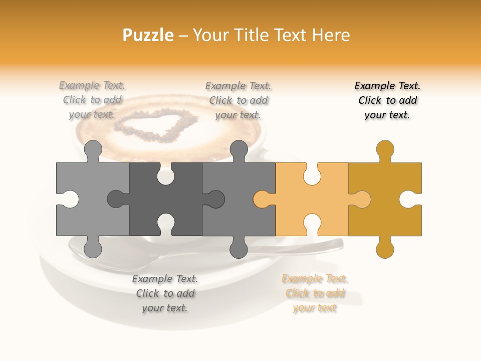 Stained Dinner Coffee PowerPoint Template