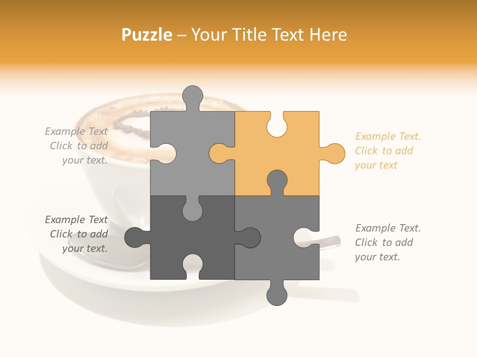 Stained Dinner Coffee PowerPoint Template