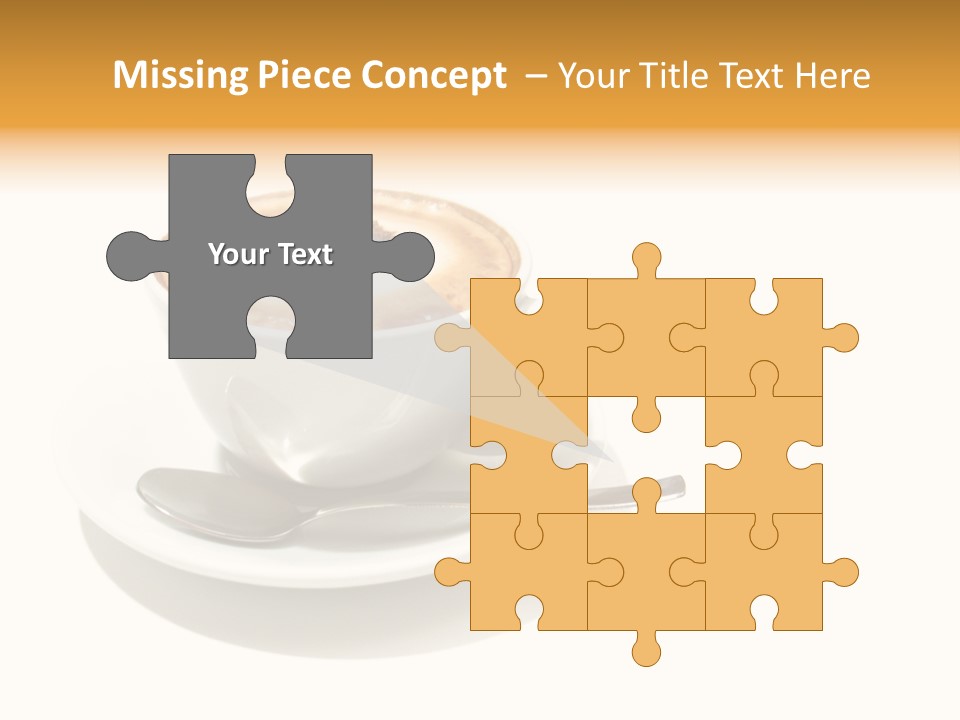 Stained Dinner Coffee PowerPoint Template