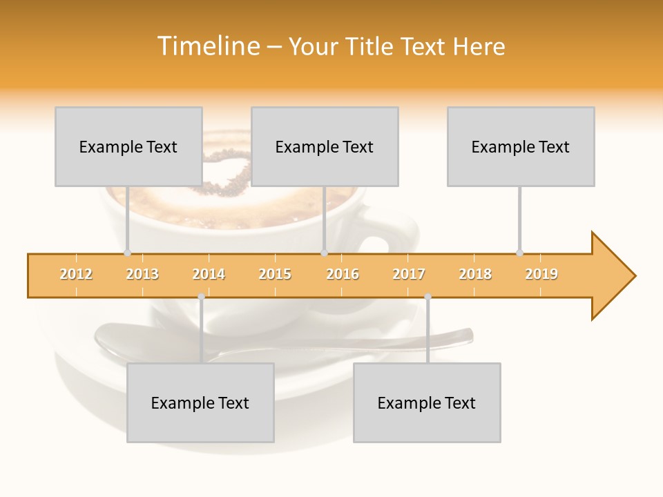 Stained Dinner Coffee PowerPoint Template