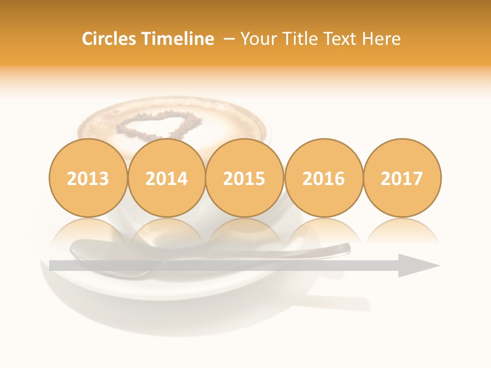 Stained Dinner Coffee PowerPoint Template