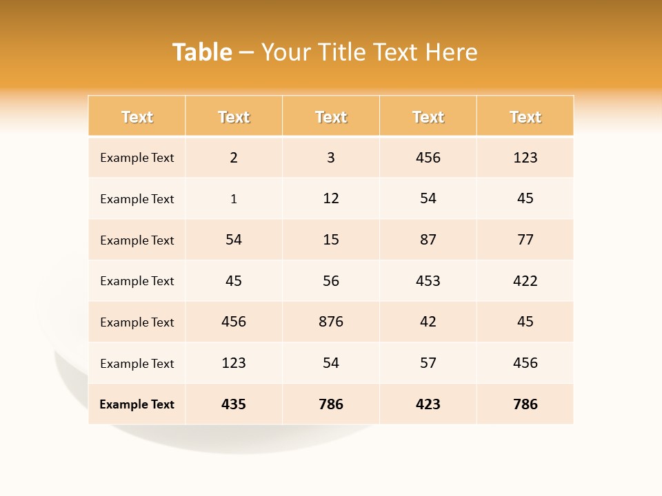 Stained Dinner Coffee PowerPoint Template