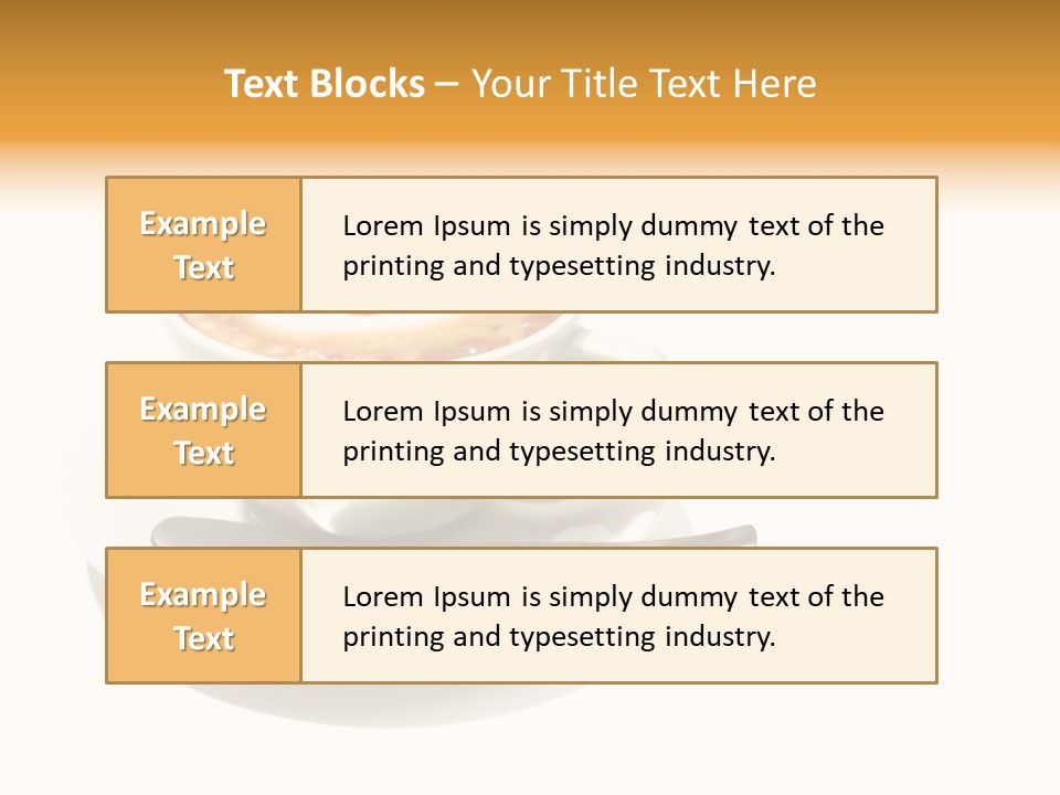 Stained Dinner Coffee PowerPoint Template
