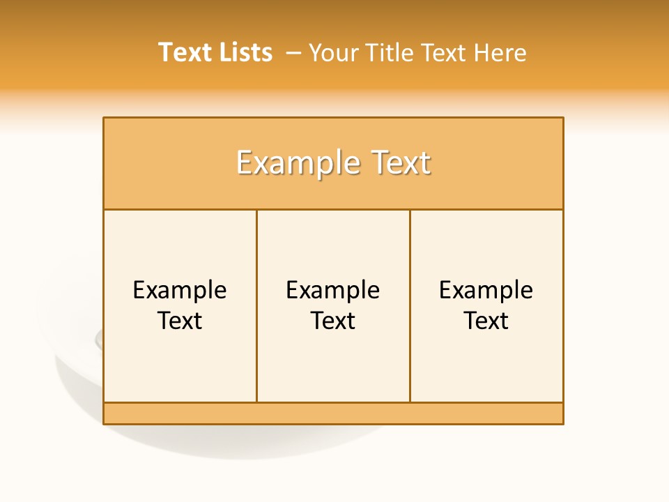 Stained Dinner Coffee PowerPoint Template