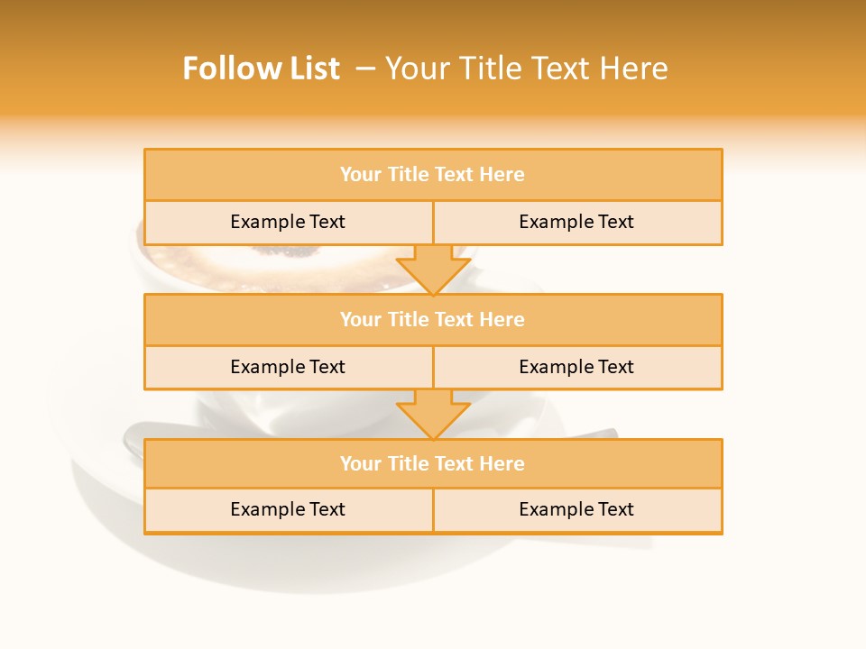 Stained Dinner Coffee PowerPoint Template