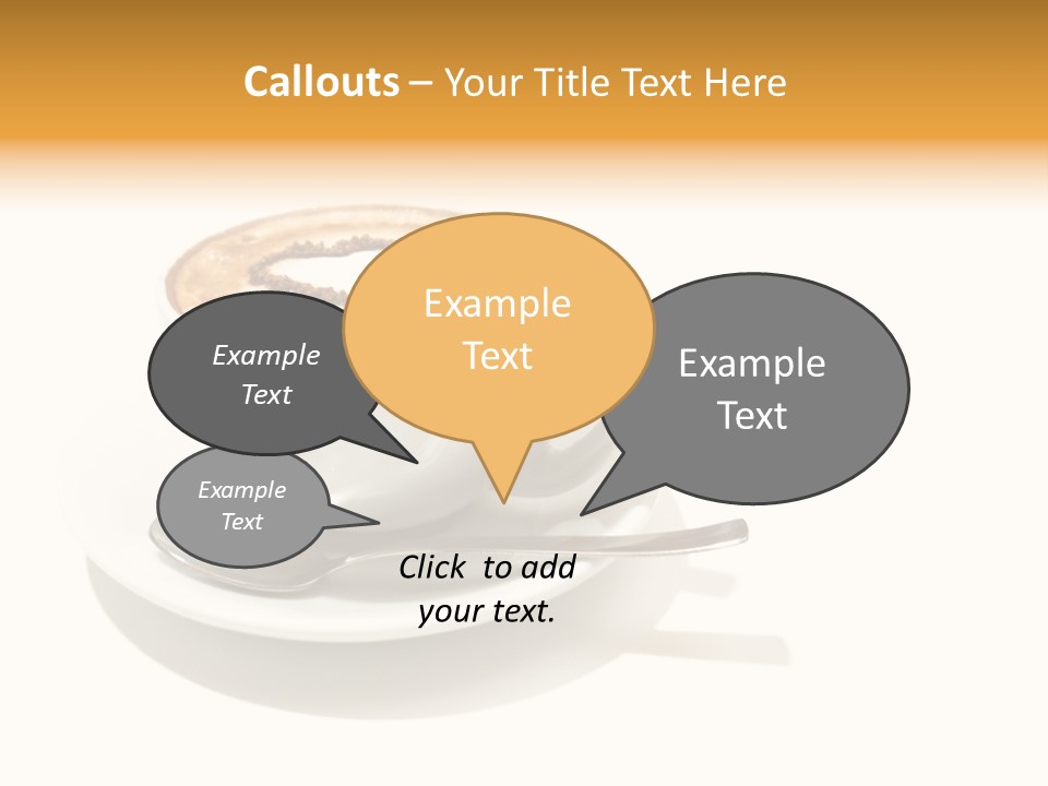 Stained Dinner Coffee PowerPoint Template