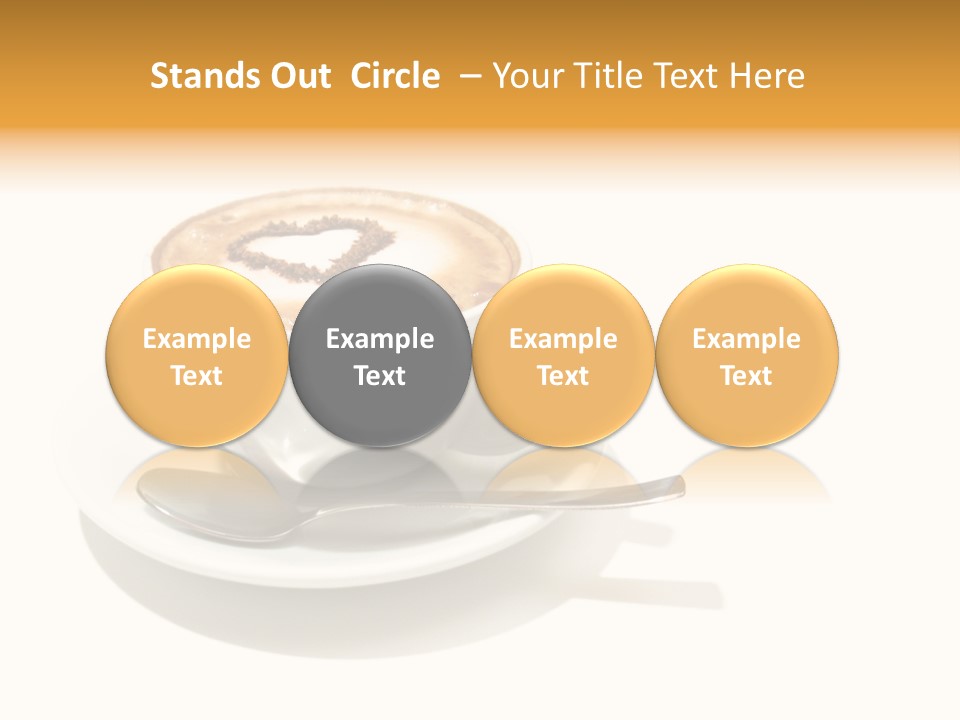 Stained Dinner Coffee PowerPoint Template