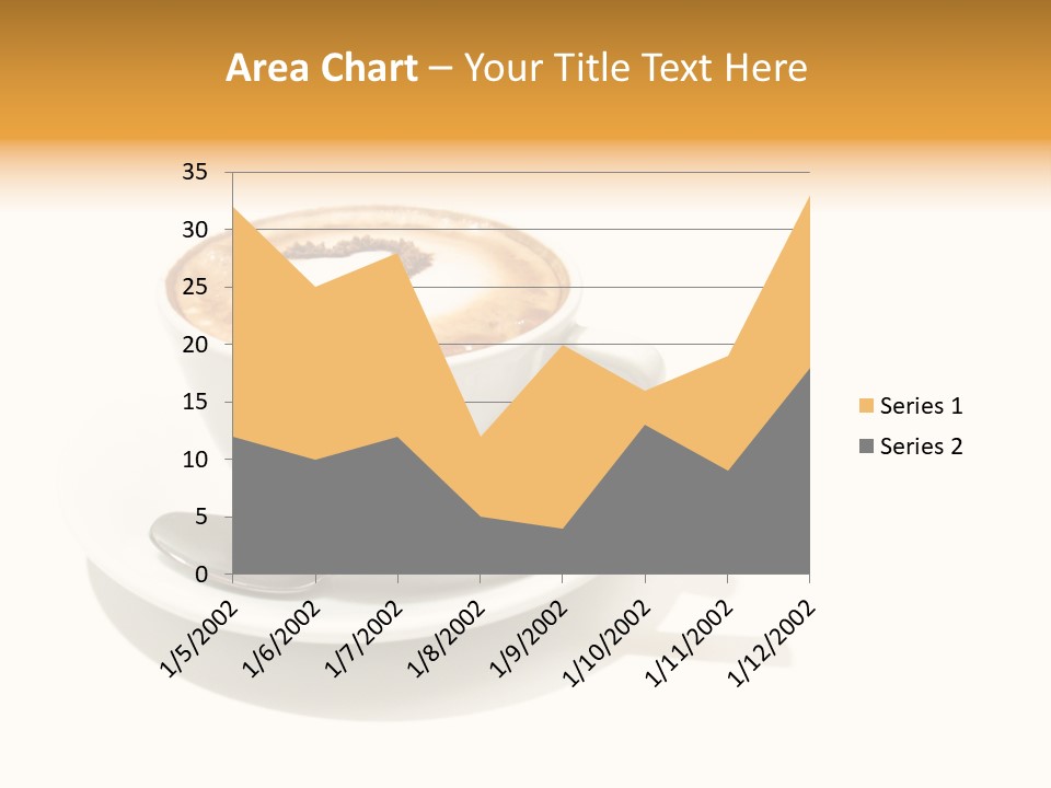 Stained Dinner Coffee PowerPoint Template