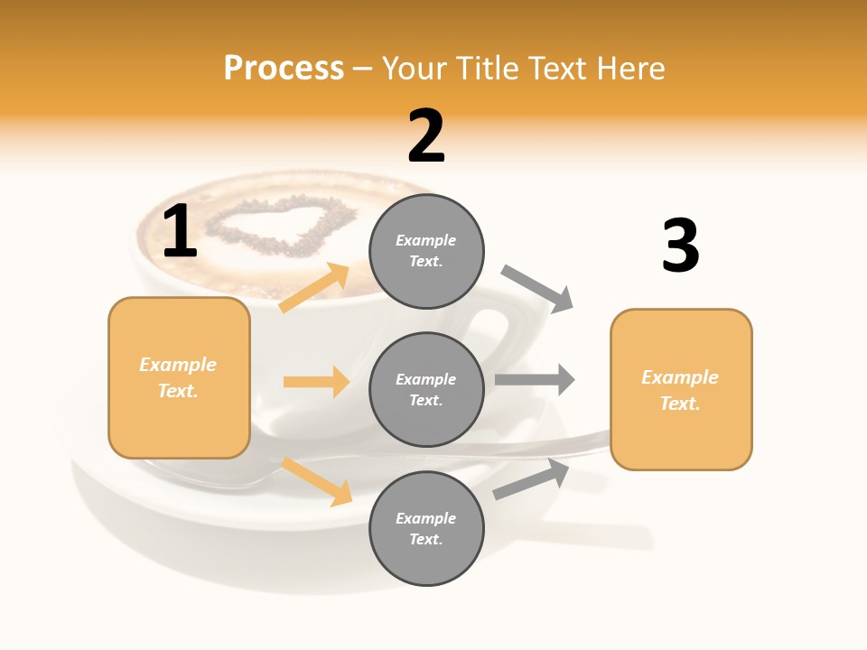 Stained Dinner Coffee PowerPoint Template