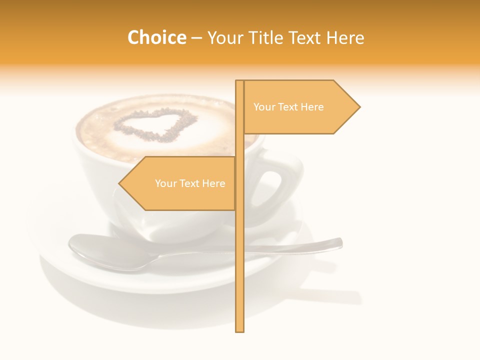 Stained Dinner Coffee PowerPoint Template