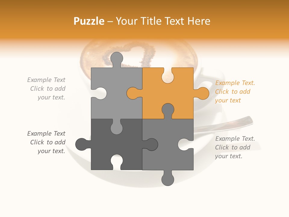 Spoon Porcelain Sleep PowerPoint Template