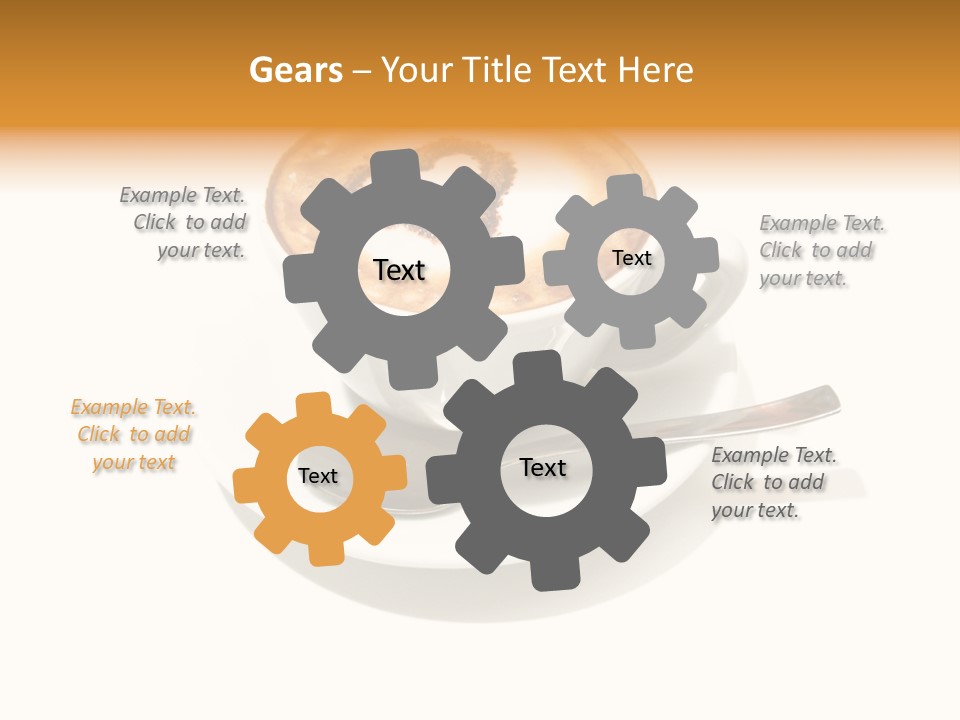 Spoon Porcelain Sleep PowerPoint Template