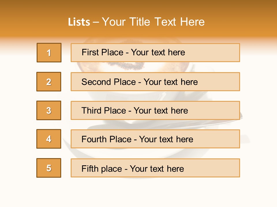 Spoon Porcelain Sleep PowerPoint Template