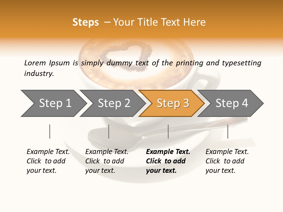 Spoon Porcelain Sleep PowerPoint Template