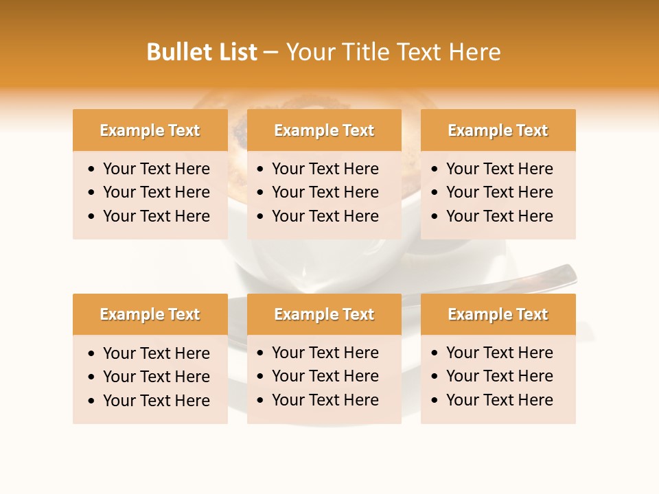 Spoon Porcelain Sleep PowerPoint Template