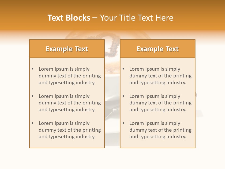 Spoon Porcelain Sleep PowerPoint Template