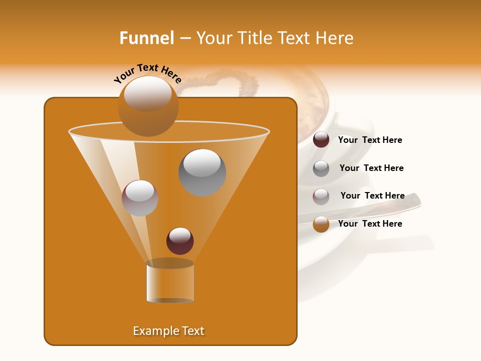 Spoon Porcelain Sleep PowerPoint Template