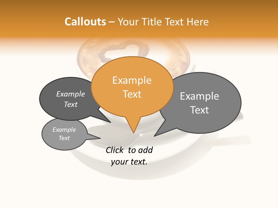 Spoon Porcelain Sleep PowerPoint Template