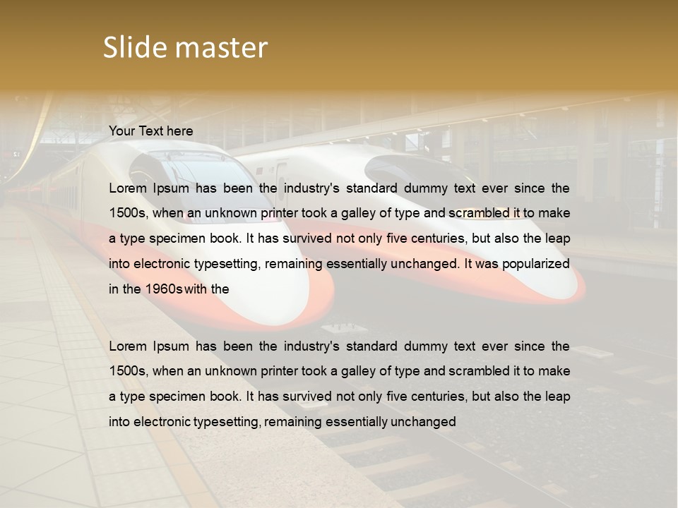 Contemporary Orange Modern PowerPoint Template