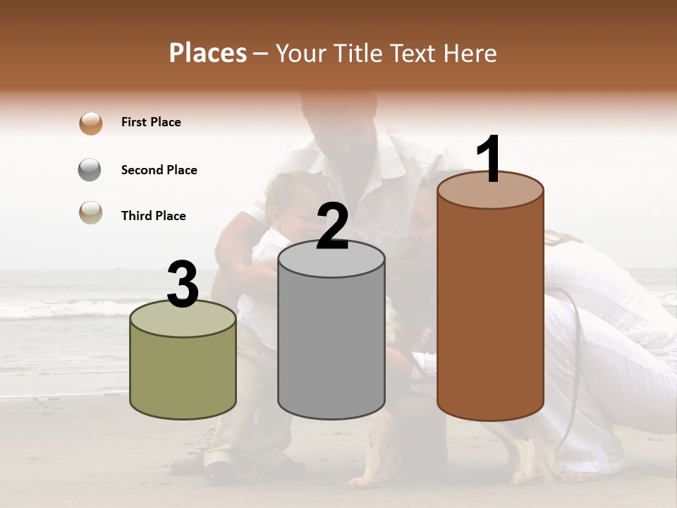 Travel Baby Beach PowerPoint Template